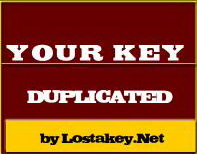 Standard FLAT KEY Duplicated from Customer Original